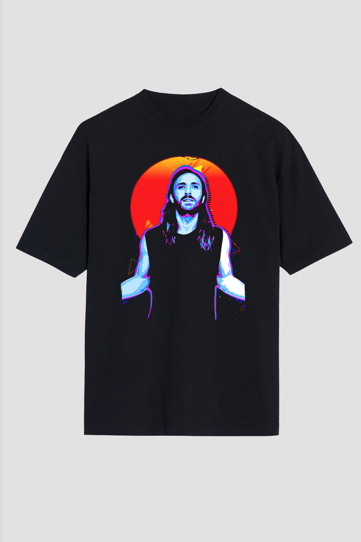 David Guetta Siyah Unisex Tişört T-Shirt - TişörtFabrikası