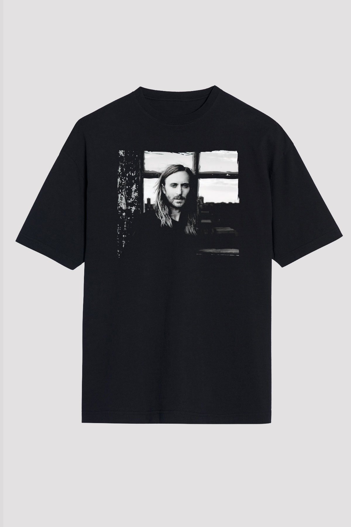 David Guetta Siyah Unisex Tişört T-Shirt - TişörtFabrikası