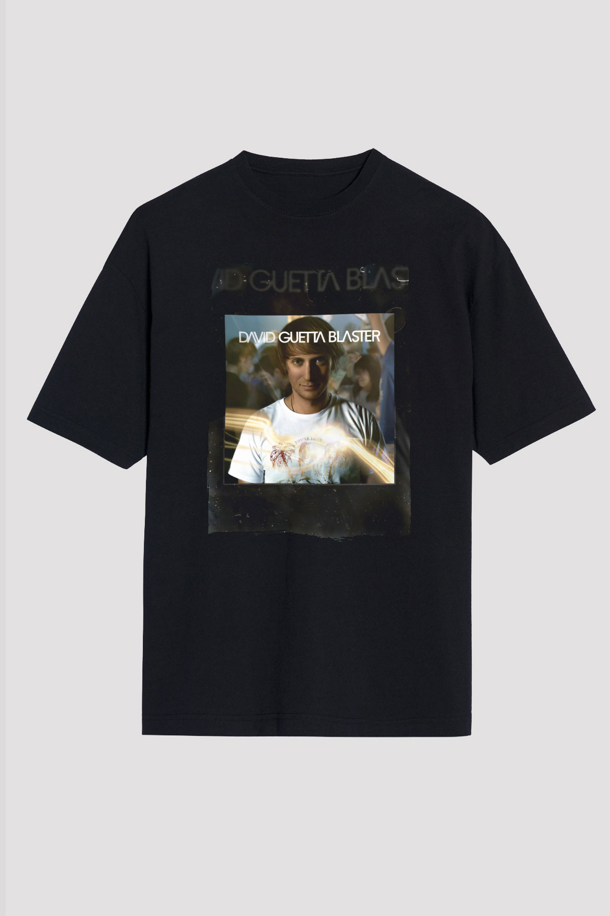 David Guetta Siyah Unisex Tişört T-Shirt - TişörtFabrikası