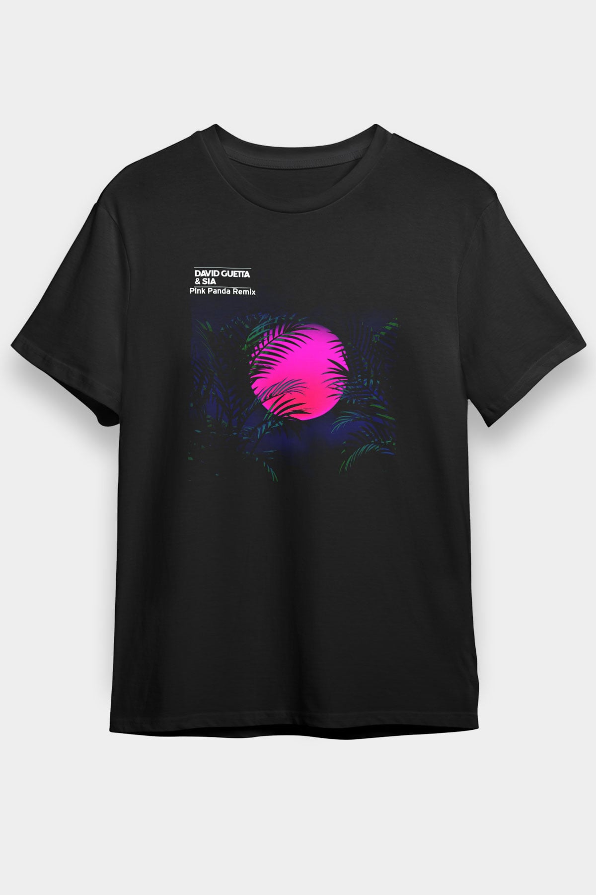 David Guetta Siyah Unisex Tişört T-Shirt - TişörtFabrikası