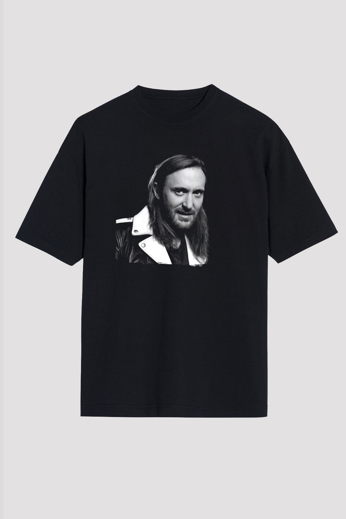 David Guetta Siyah Unisex Tişört T-Shirt - TişörtFabrikası
