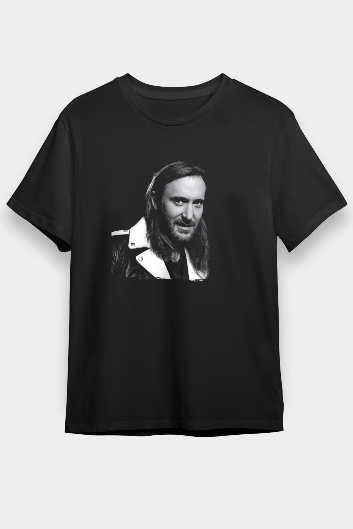 David Guetta Siyah Unisex Tişört T-Shirt - TişörtFabrikası