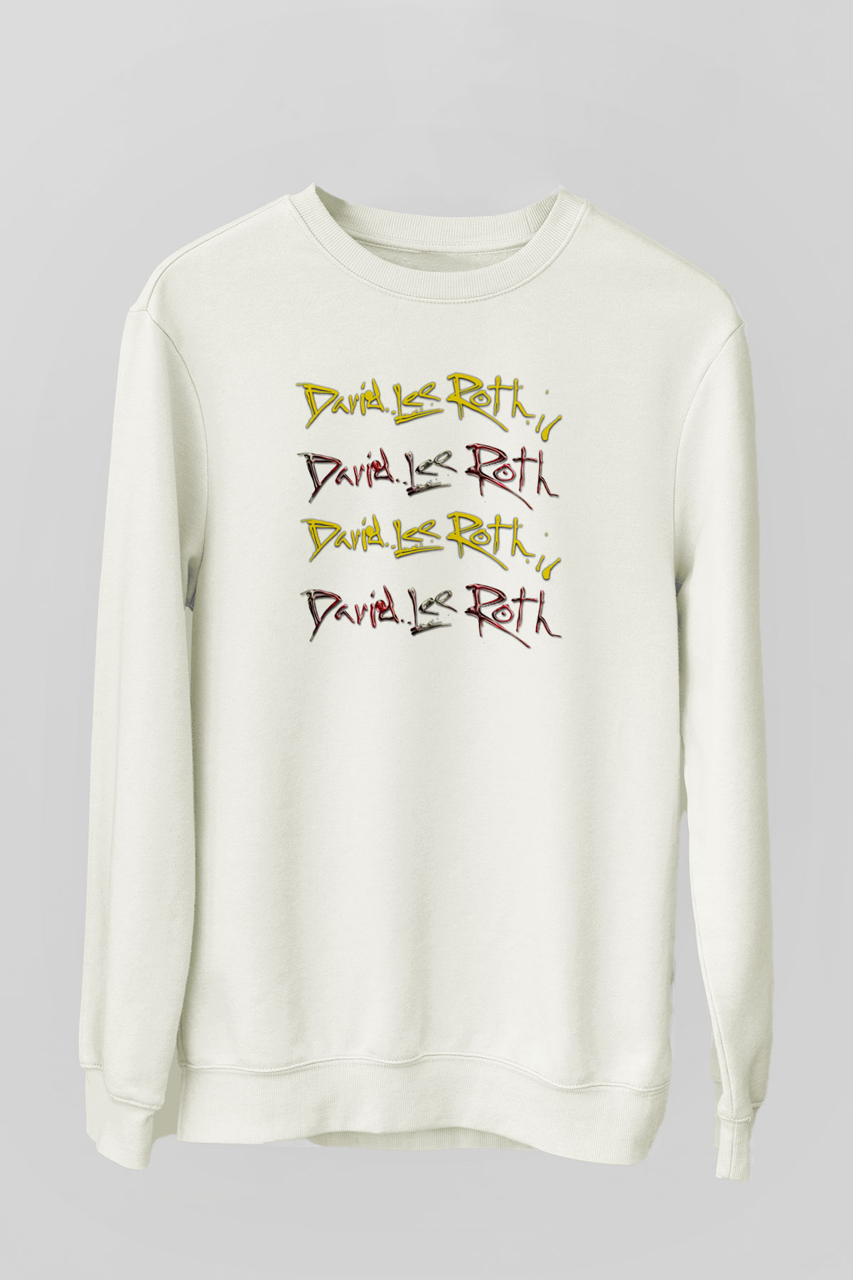 David Lee Roth Band Beyaz Unisex Sweatshirt