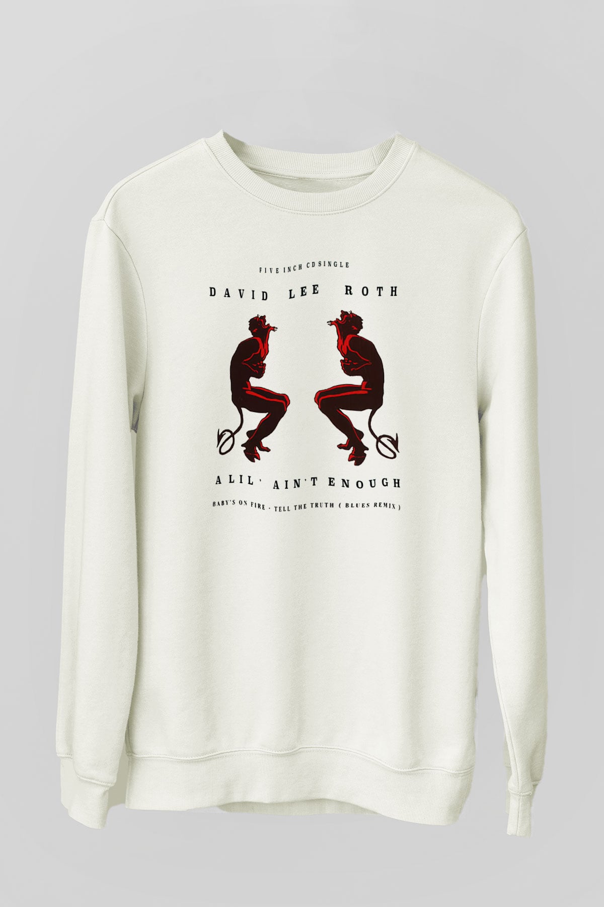 David Lee Roth Band Beyaz Unisex Sweatshirt