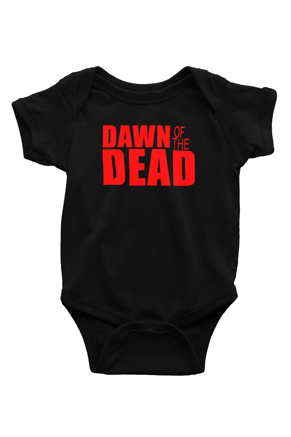 Dawn of the Dead Baskılı Siyah Bebek Body - Zıbın