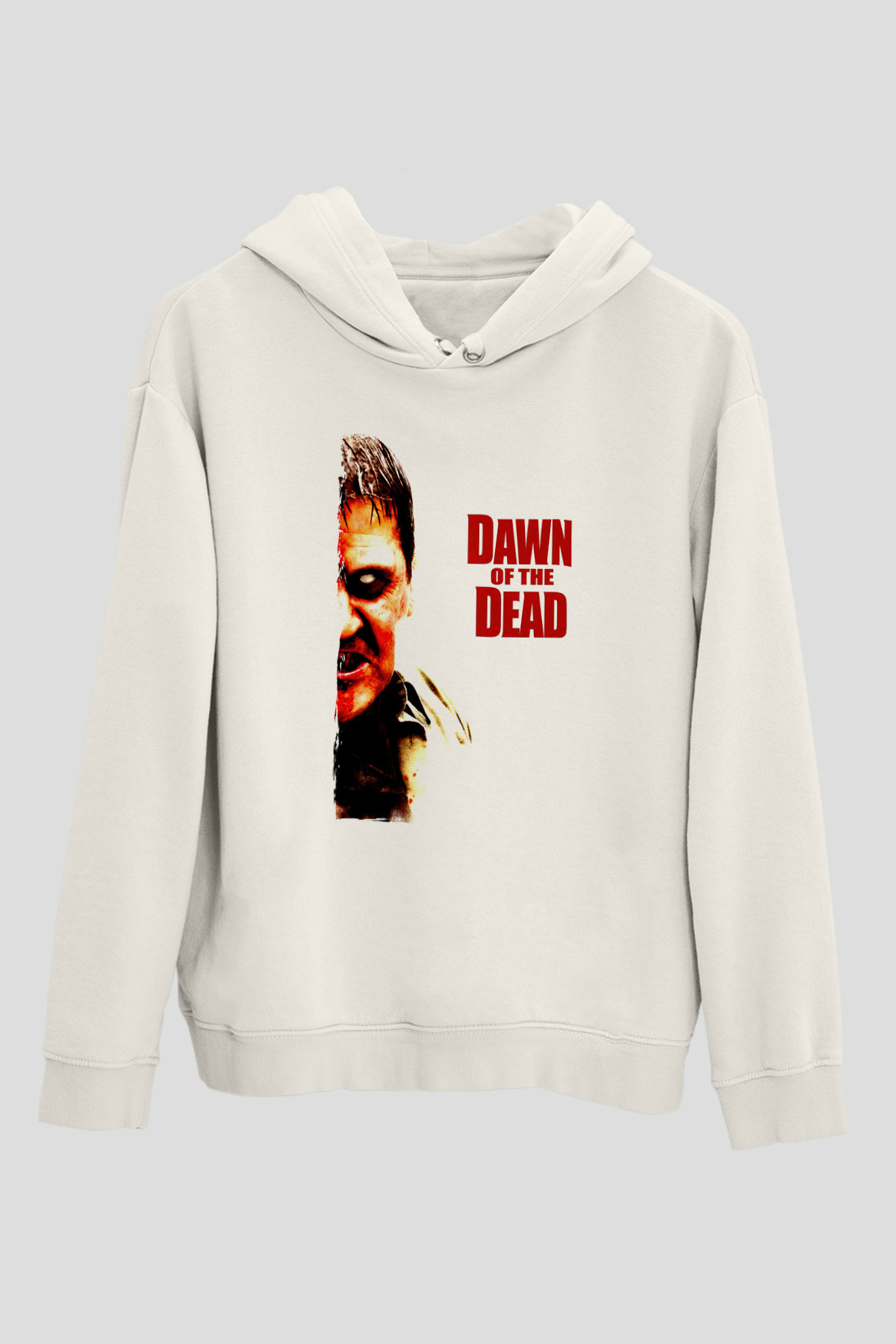 Dawn of the Dead Beyaz Unisex Hoodie