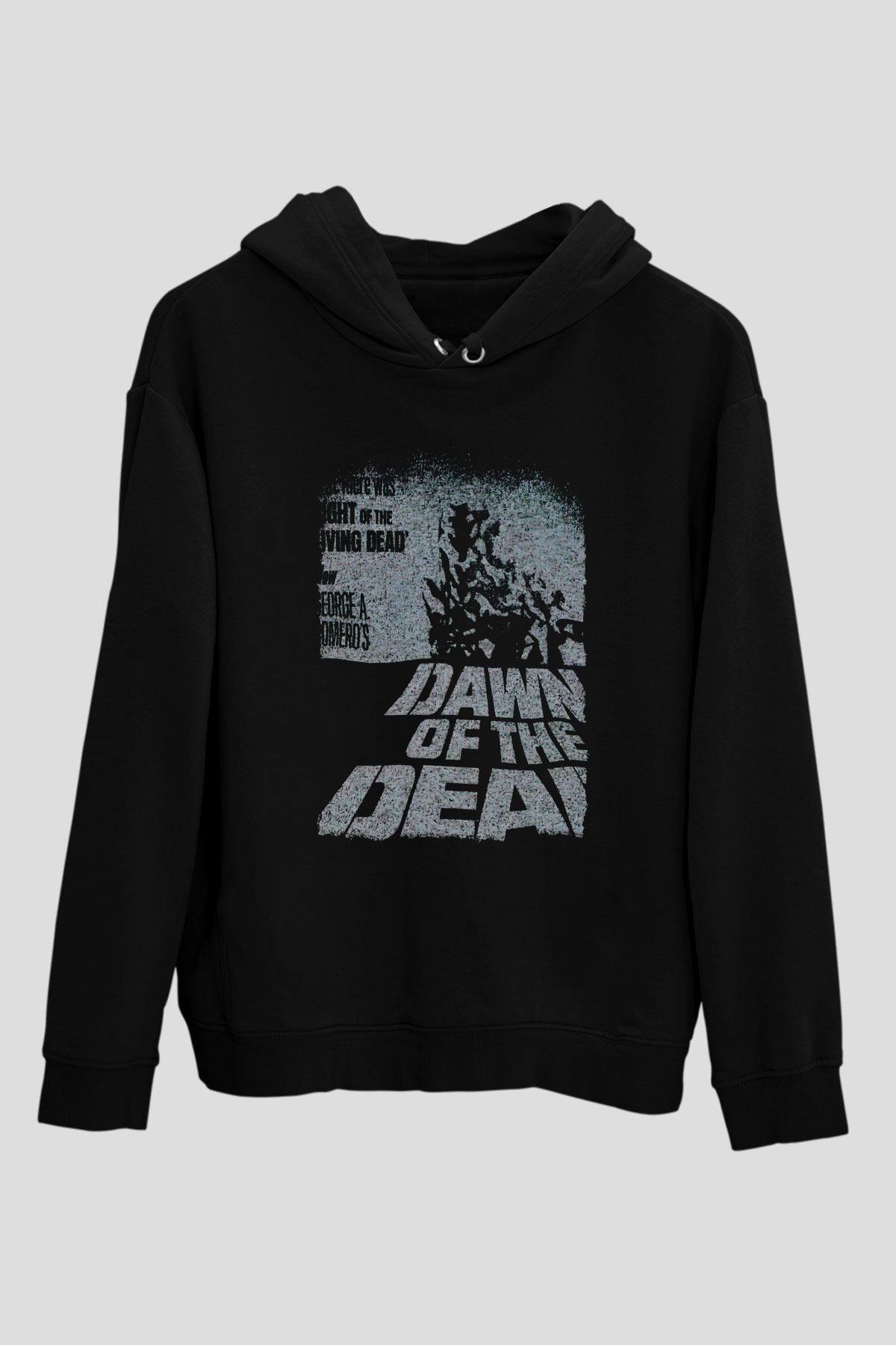 Dawn of the Dead Siyah Unisex Hoodie