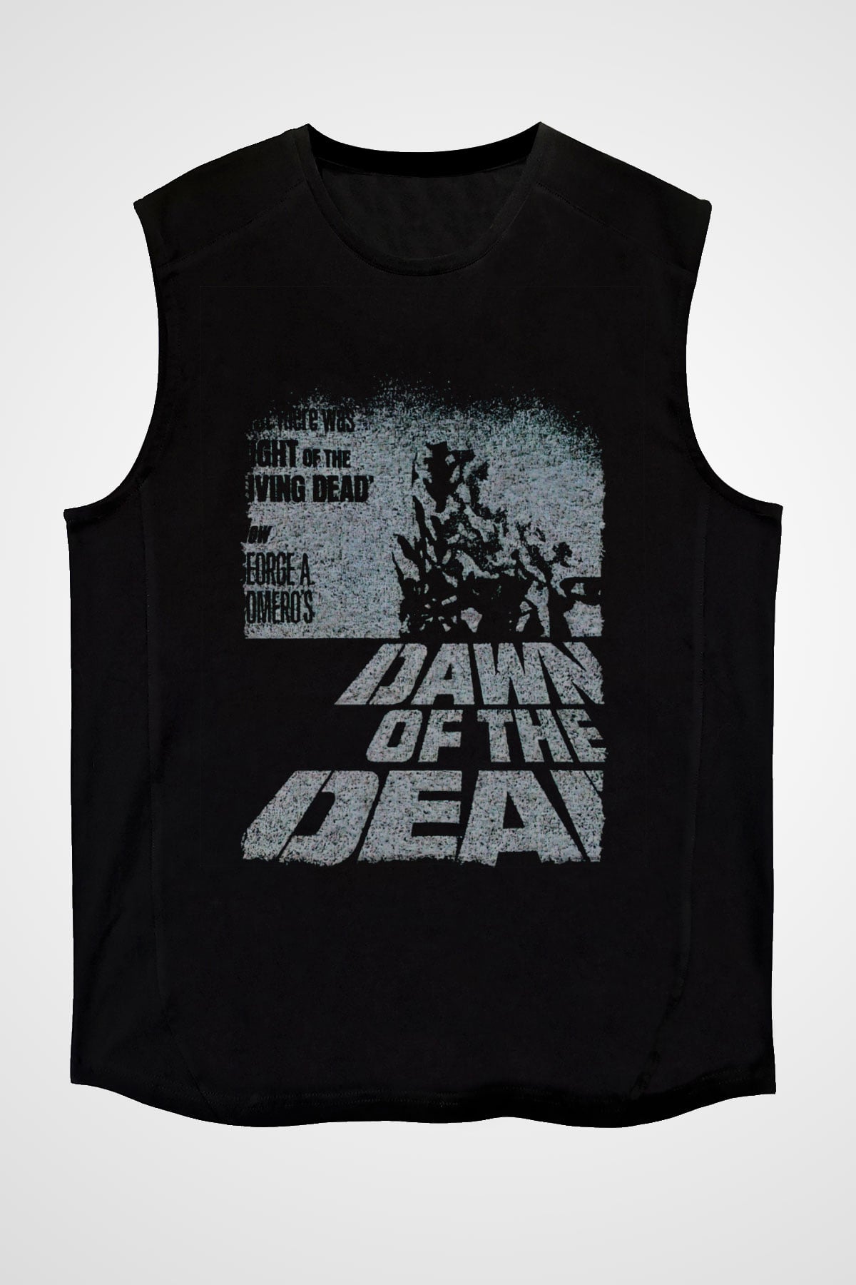Dawn of the Dead Siyah Unisex  Kolsuz Tişört
