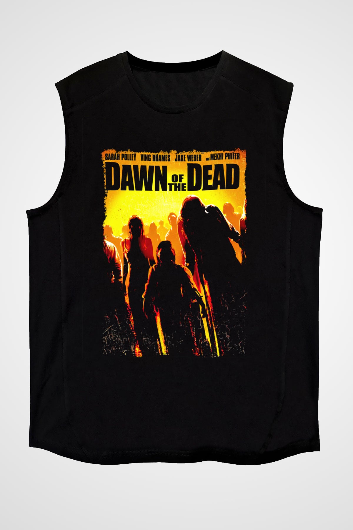 Dawn of the Dead Siyah Unisex  Kolsuz Tişört