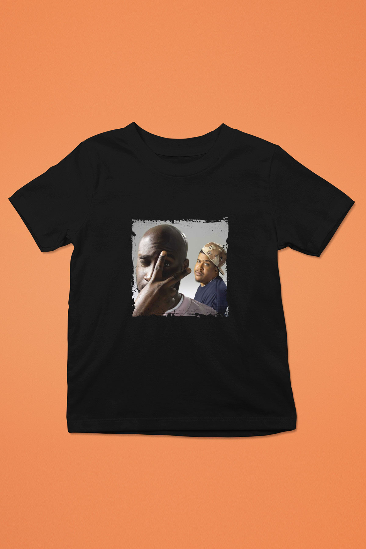 De La Soul Baskılı Unisex Siyah Çocuk Tişört