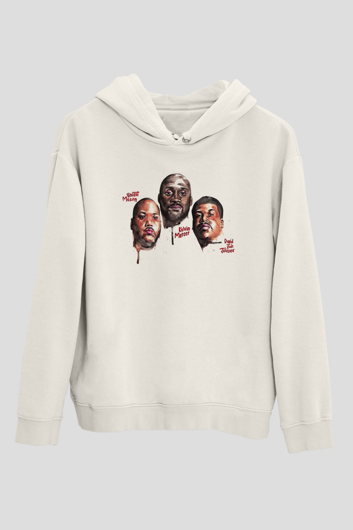 De La Soul Beyaz Unisex Kapşonlu Sweatshirt