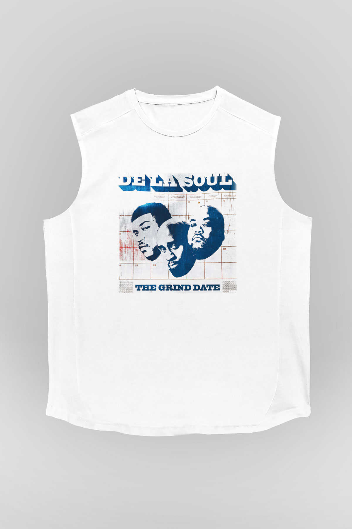 De La Soul Beyaz Unisex Kolsuz Tişört