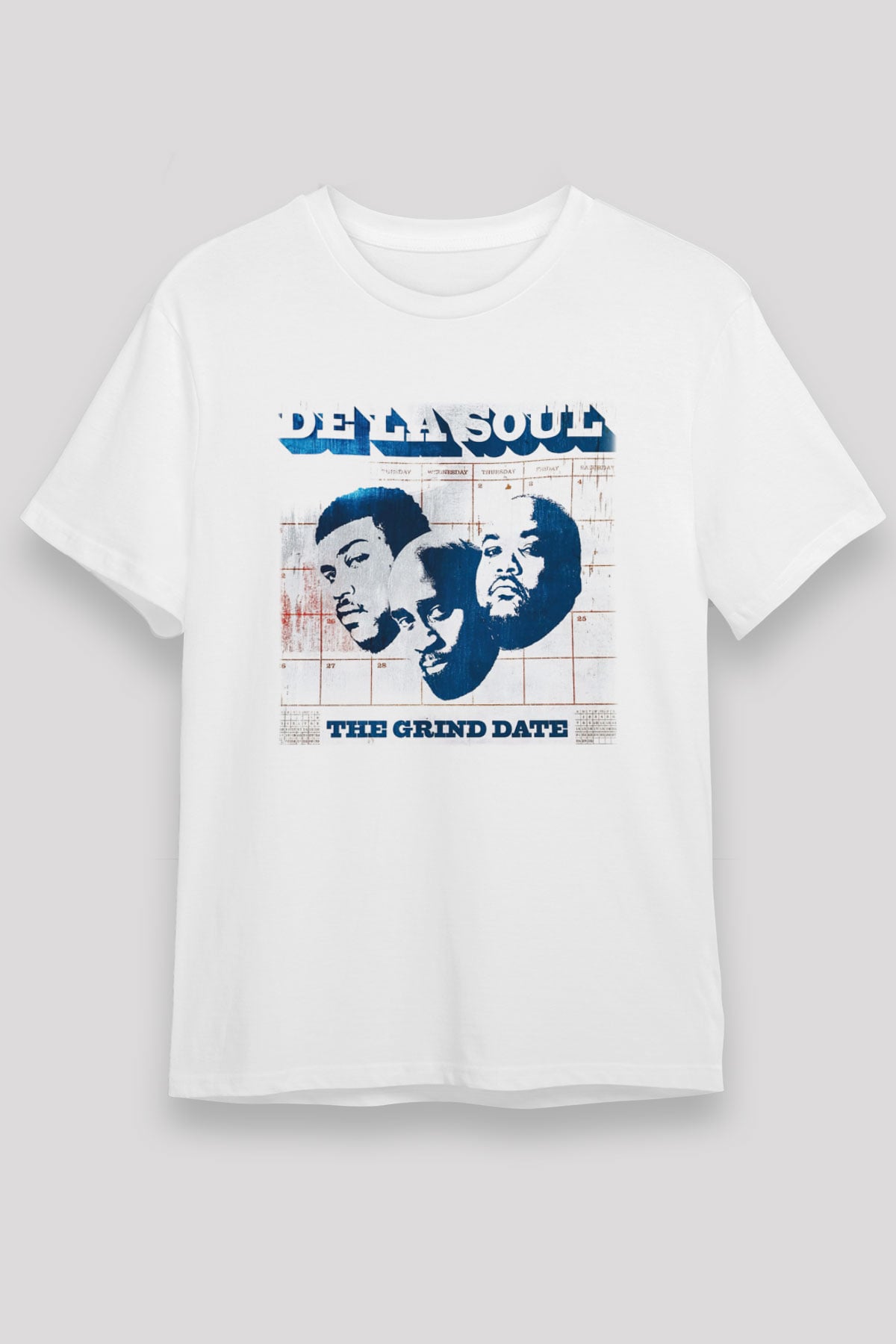 De La Soul Beyaz Unisex Tişört T-Shirt - TişörtFabrikası