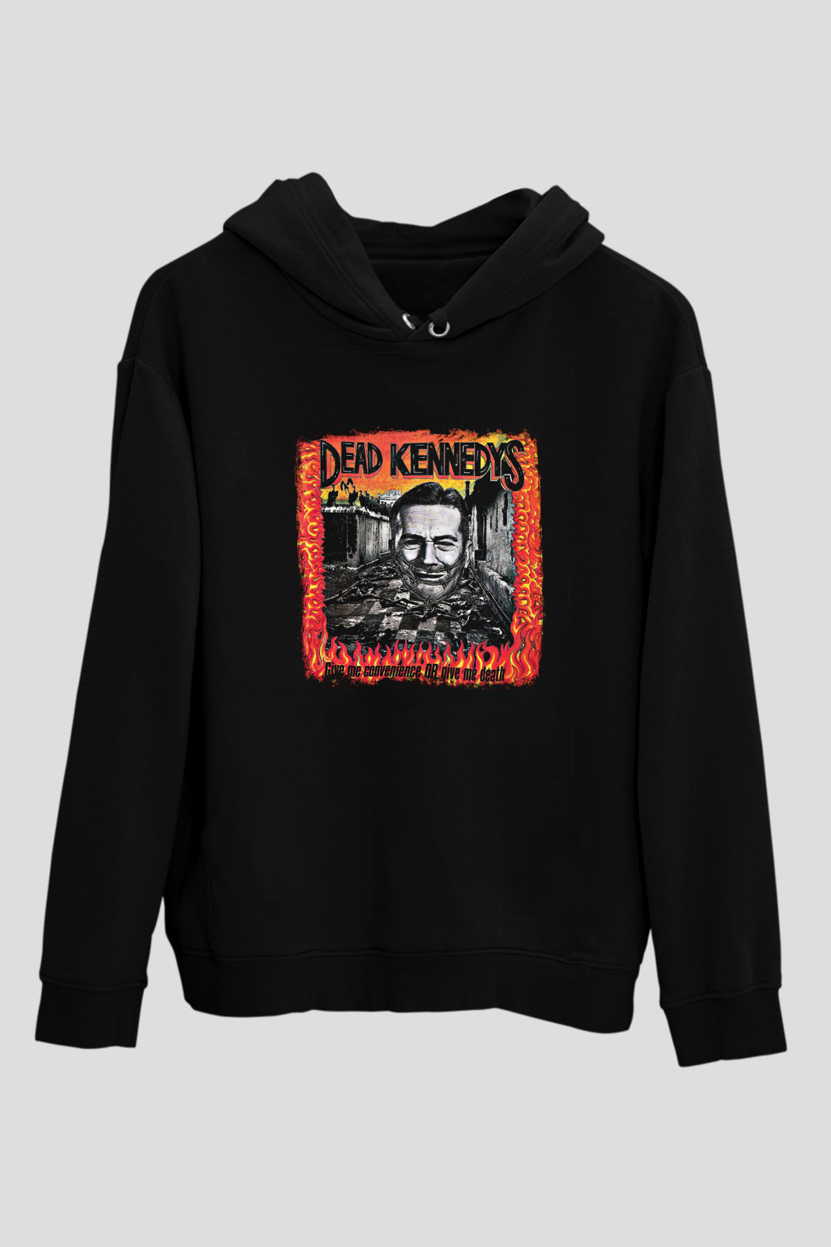 Dead Kennedys Baskılı Unisex Siyah Hoodie