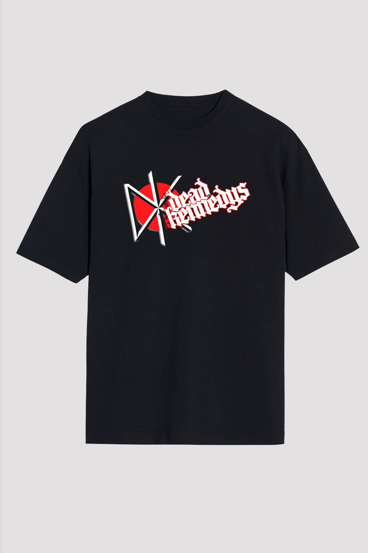 Dead Kennedys Siyah Unisex Oversize Tişört T-Shirt
