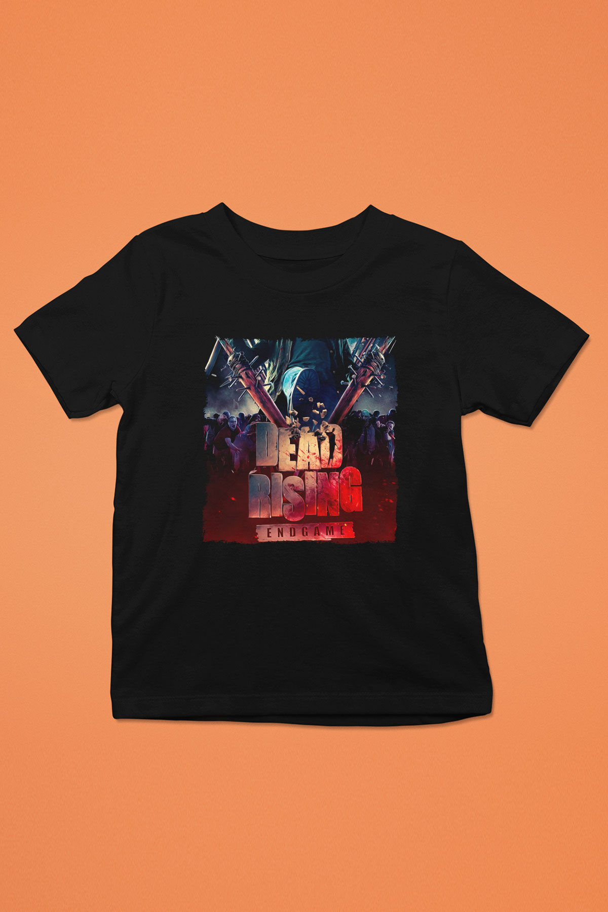 Dead Rising Siyah Unisex Çocuk Tişört