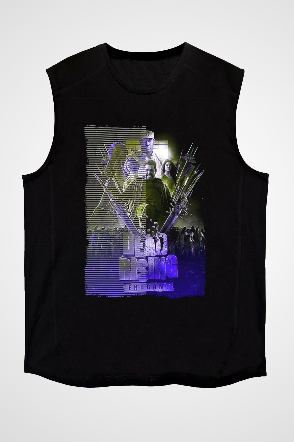 Dead Rising Siyah Unisex Kolsuz Tişört