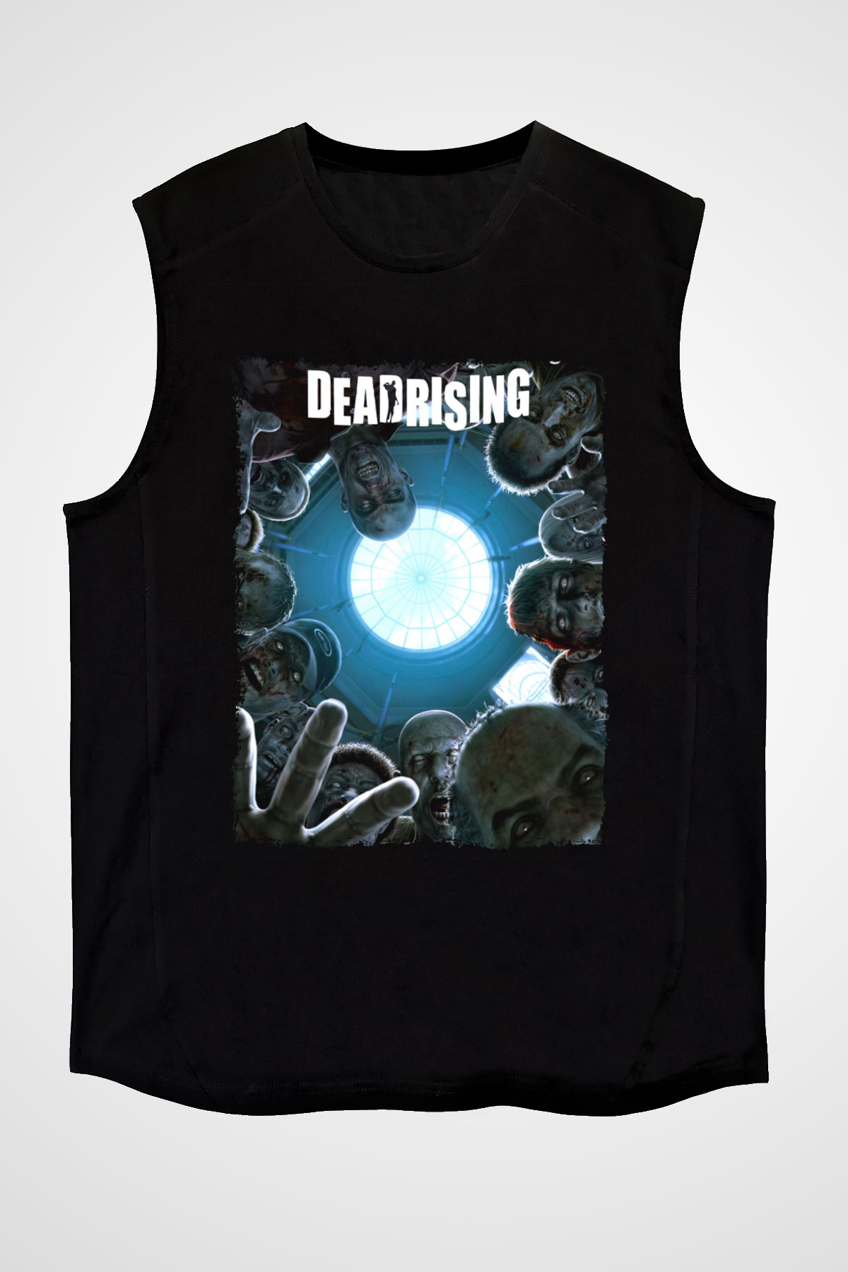 Dead Rising Siyah Unisex Kolsuz Tişört