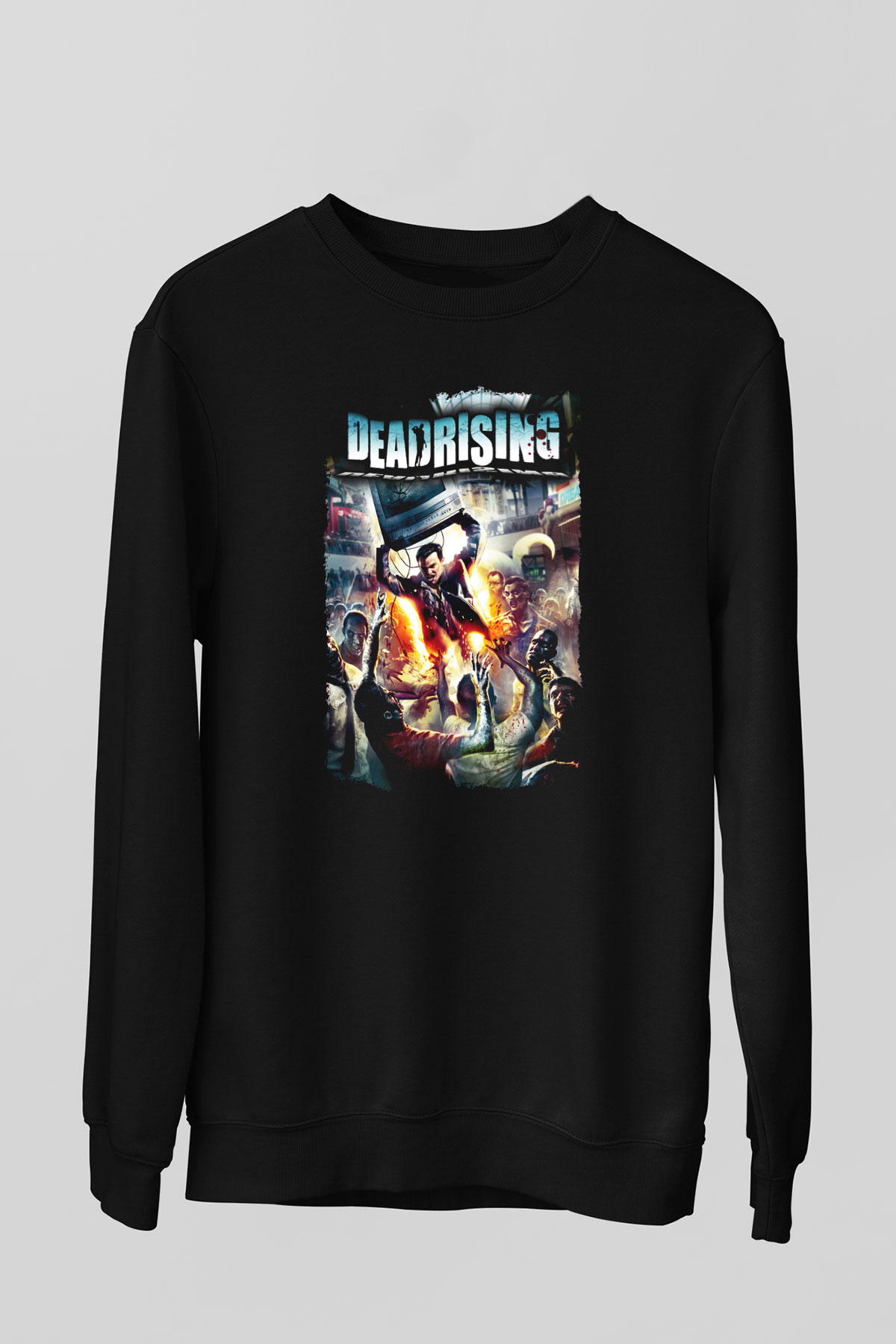 Dead Rising Siyah Unisex Sweatshirt