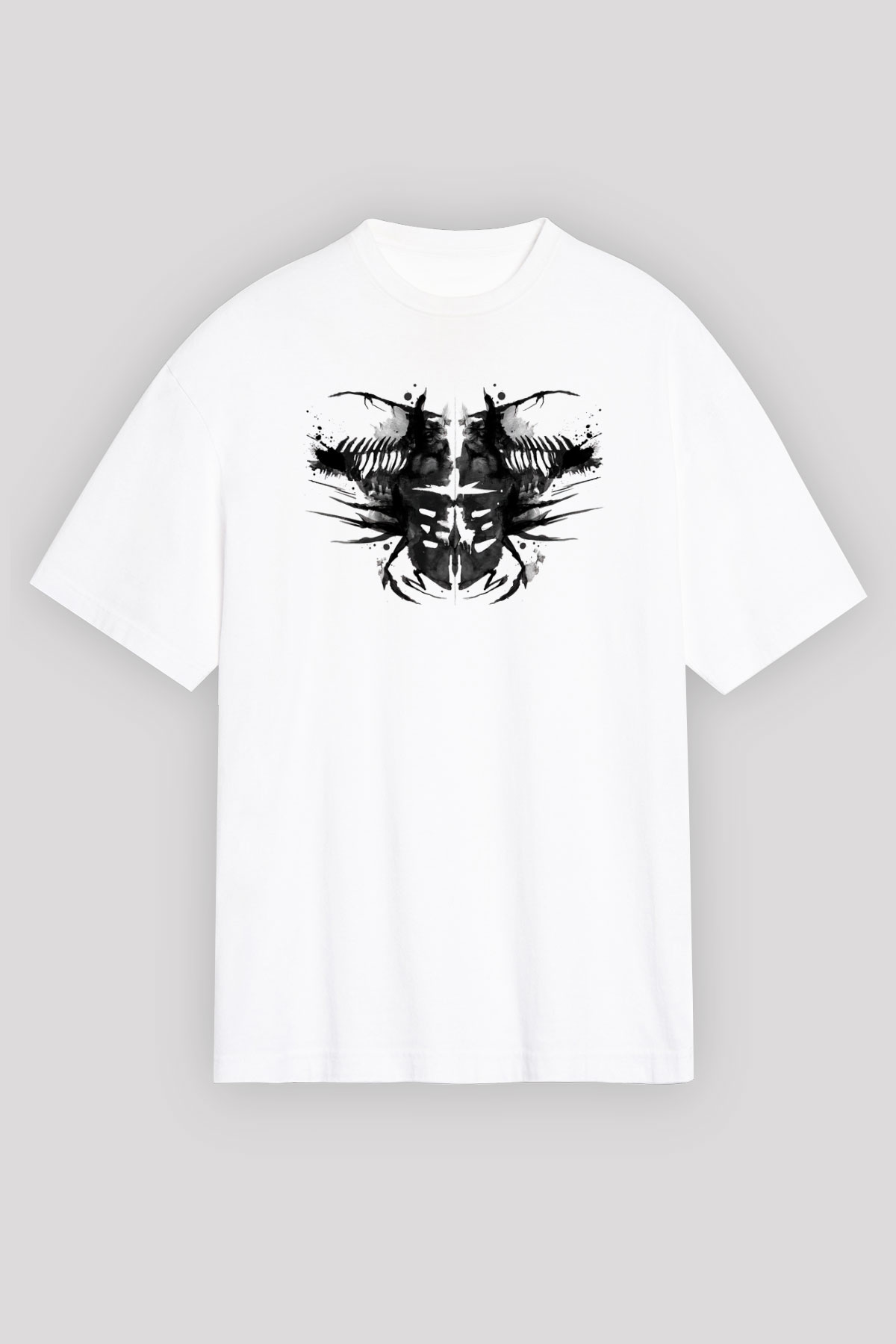Dead Space Beyaz Unisex Oversize Tişört T-Shirt