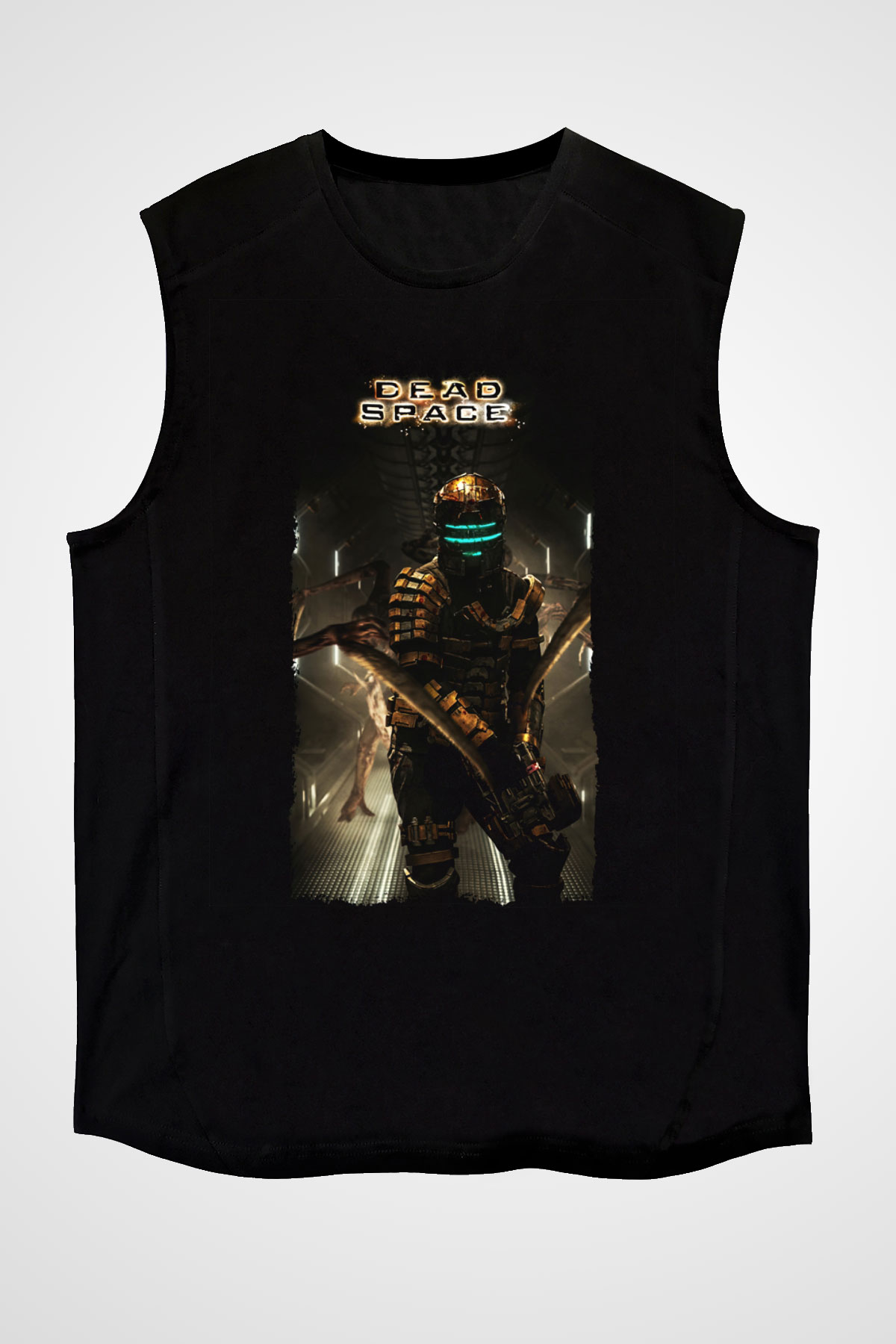 Dead Space Siyah Unisex Kolsuz Tişört
