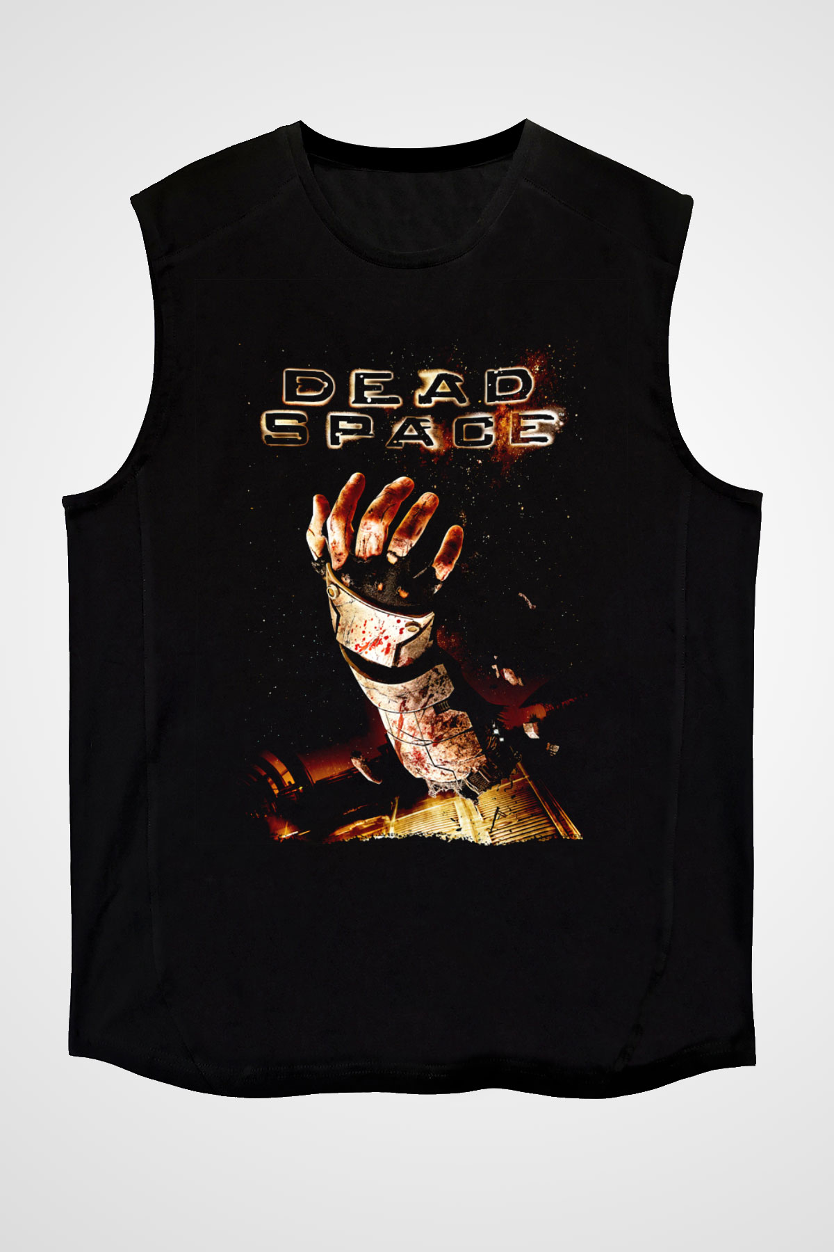 Dead Space Siyah Unisex Kolsuz Tişört