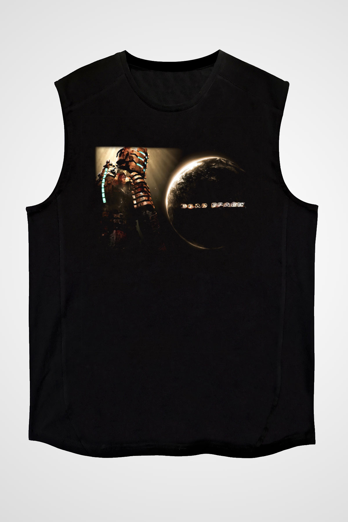 Dead Space Siyah Unisex Kolsuz Tişört