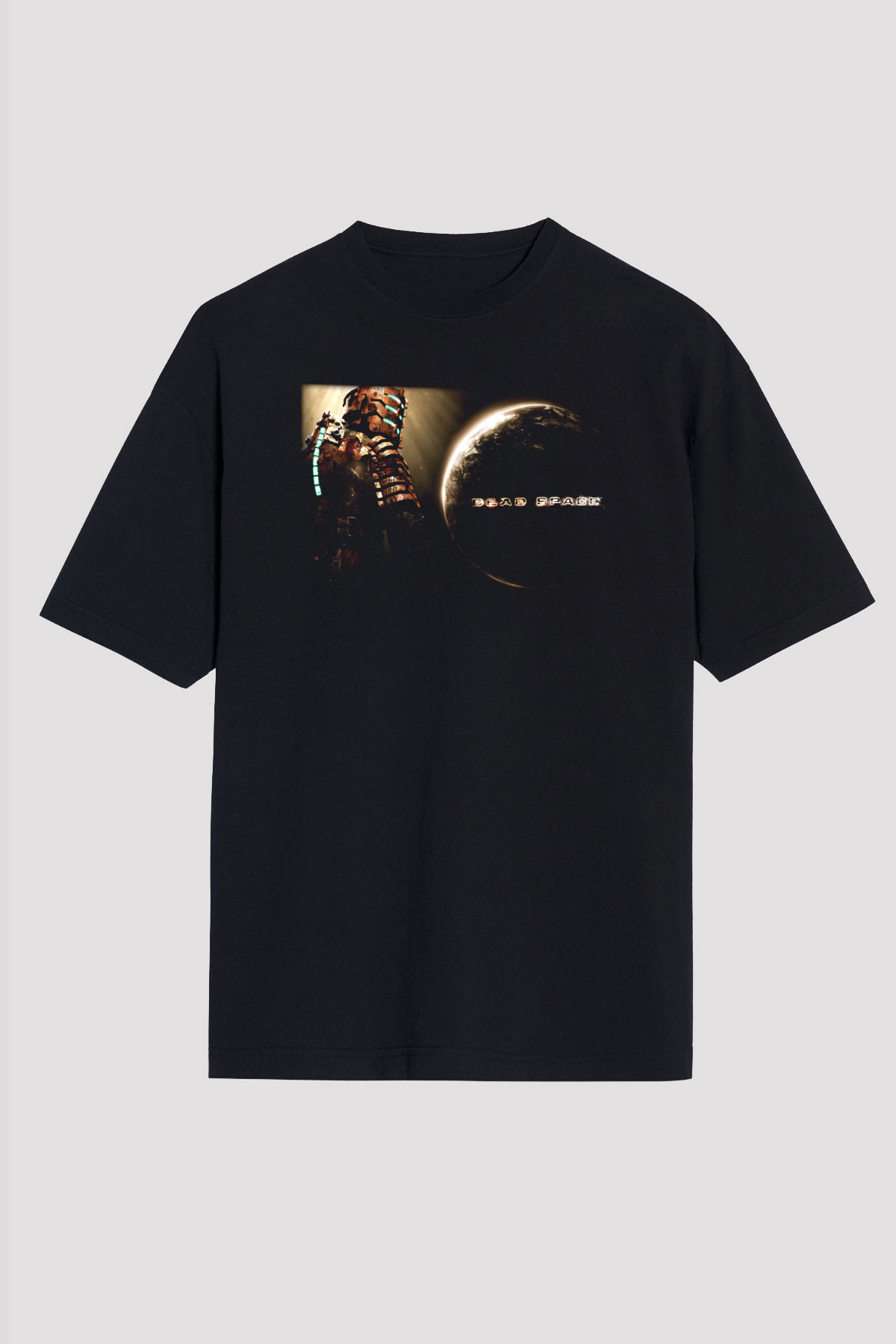 Dead Space Siyah Unisex Oversize Tişört T-Shirt