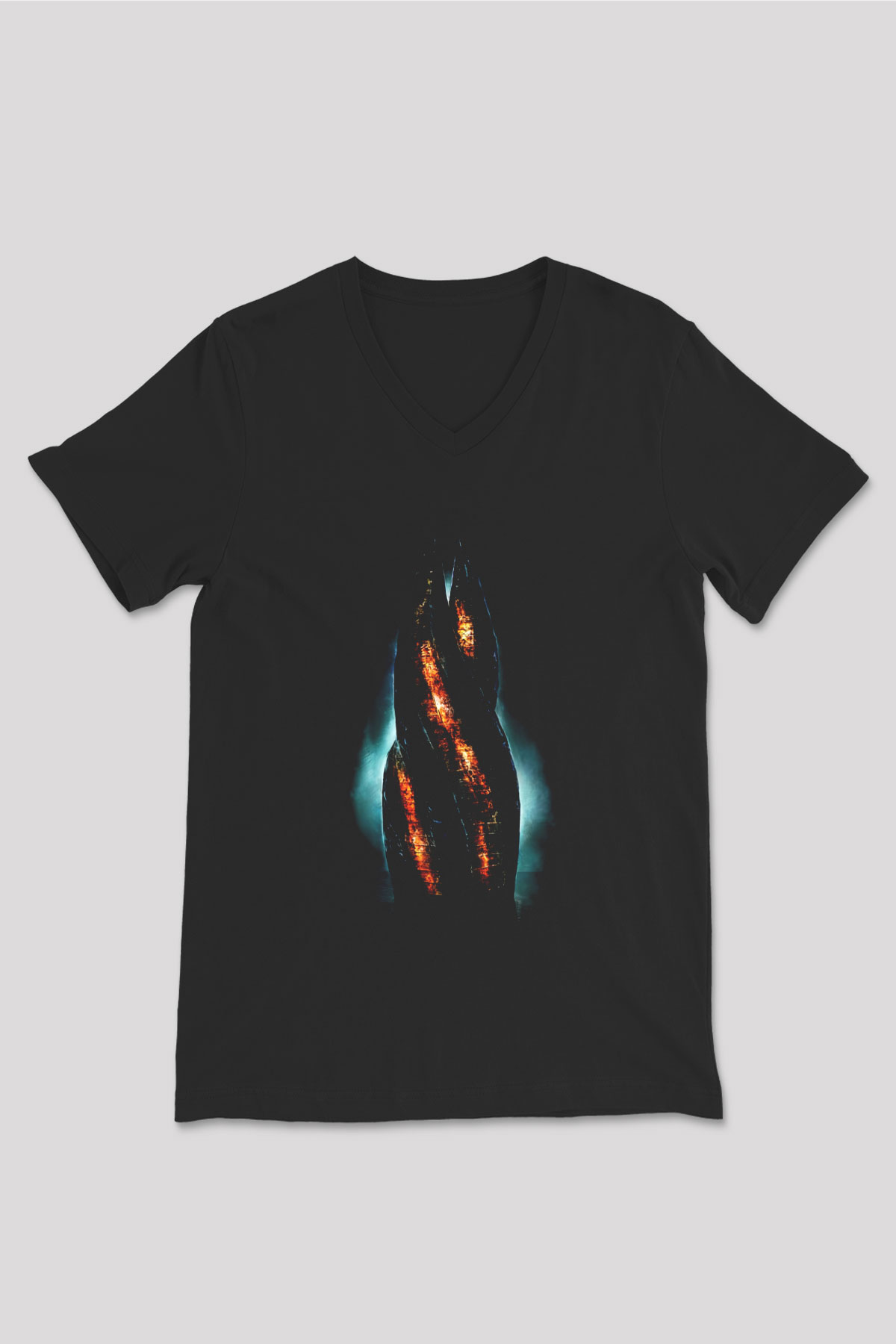 Dead Space Siyah Unisex V Yaka Tişört T-Shirt