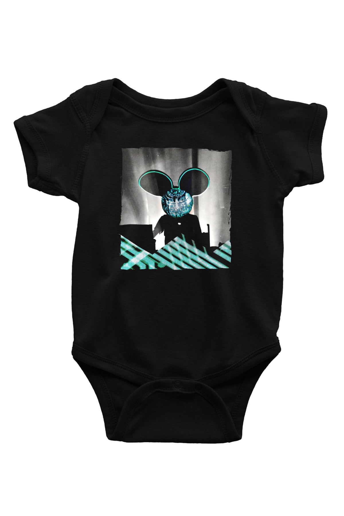 Deadmau5 Siyah Bebek Body - Zıbın