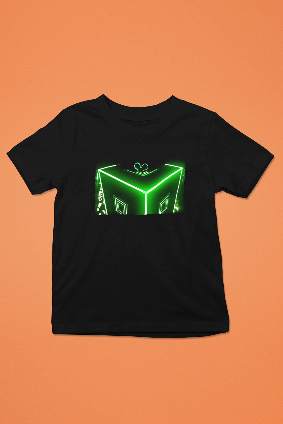 Deadmau5 Siyah Unisex Çocuk Tişört