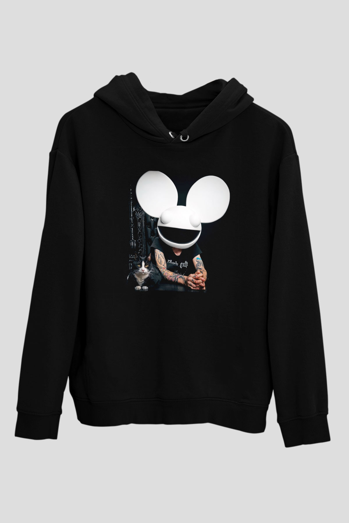 Deadmau5 Siyah Unisex Hoodie