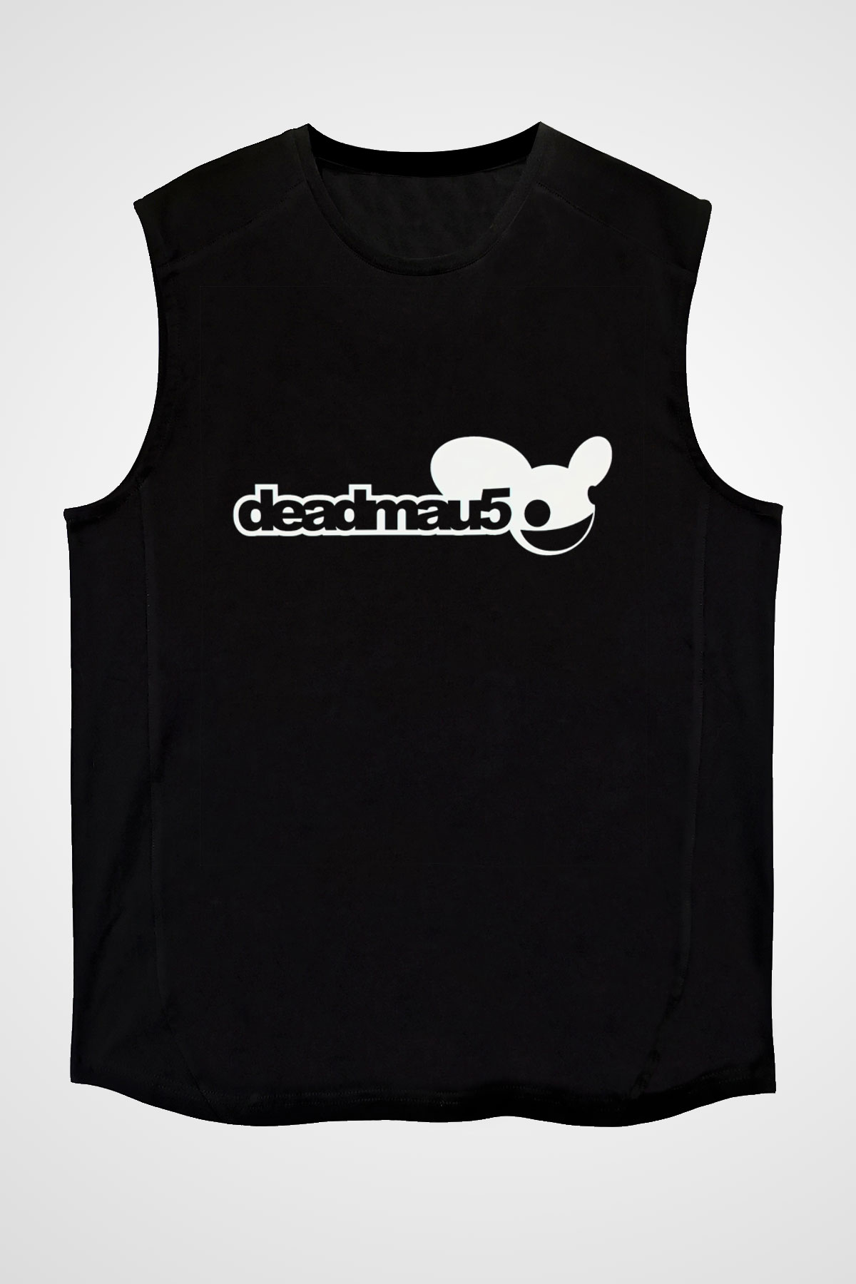 Deadmau5 Siyah Unisex Kolsuz Tişört