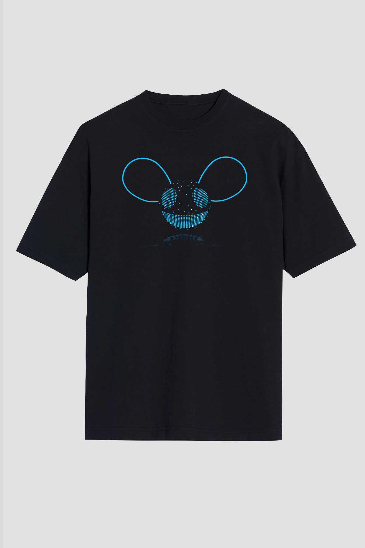 Deadmau5 Siyah Unisex Oversize Tişört T-Shirt