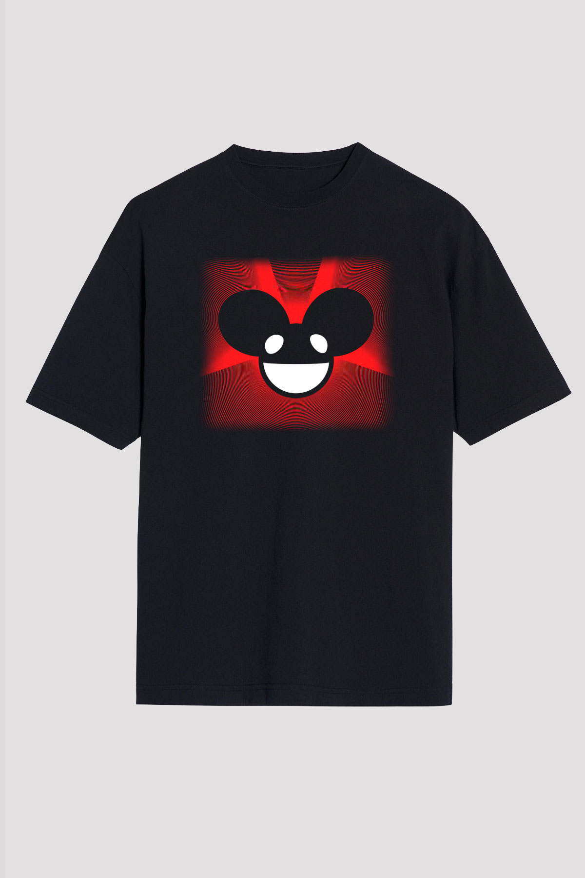 Deadmau5 Siyah Unisex Oversize Tişört T-Shirt