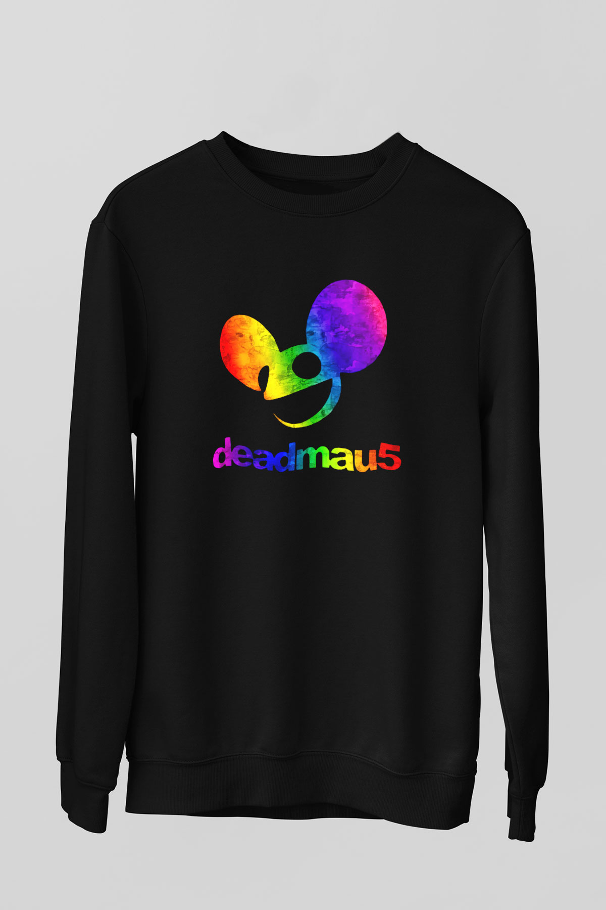 Deadmau5 Siyah Unisex Sweatshirt
