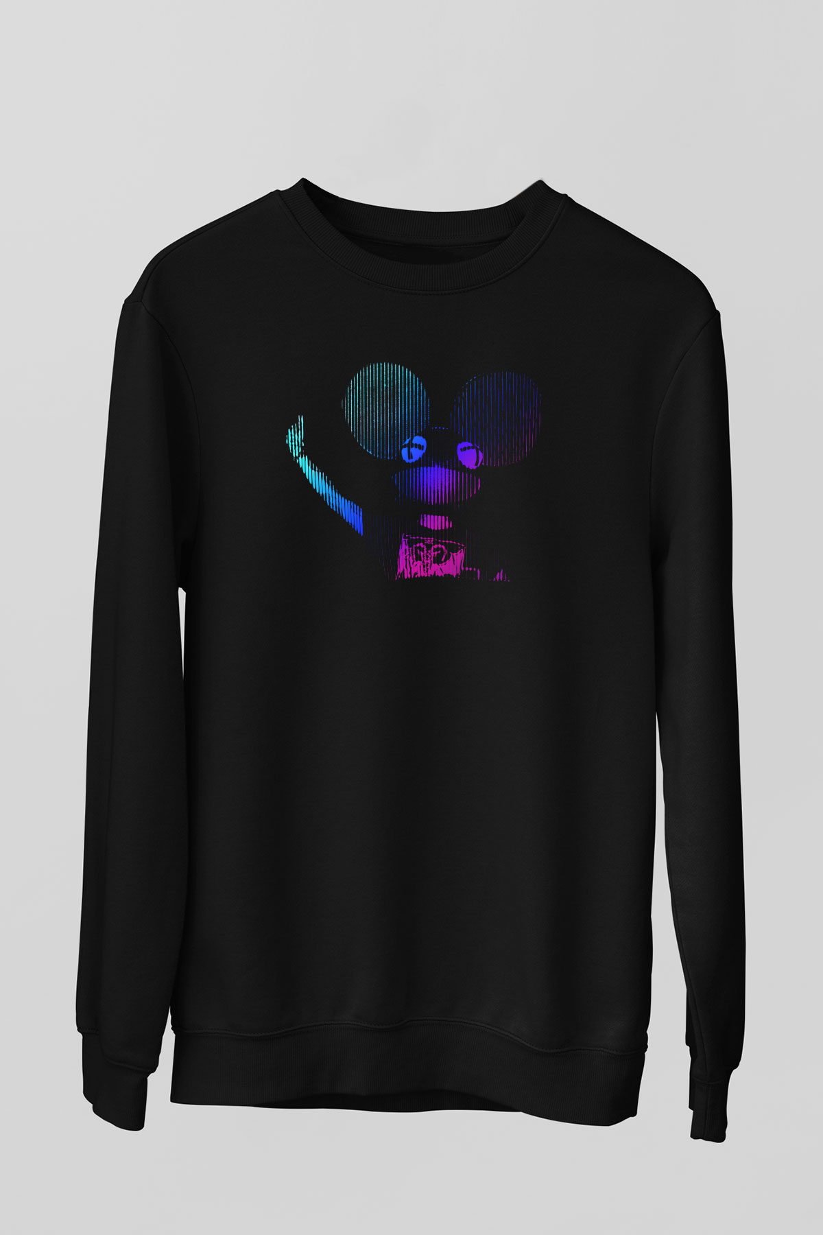 Deadmau5 Siyah Unisex Sweatshirt