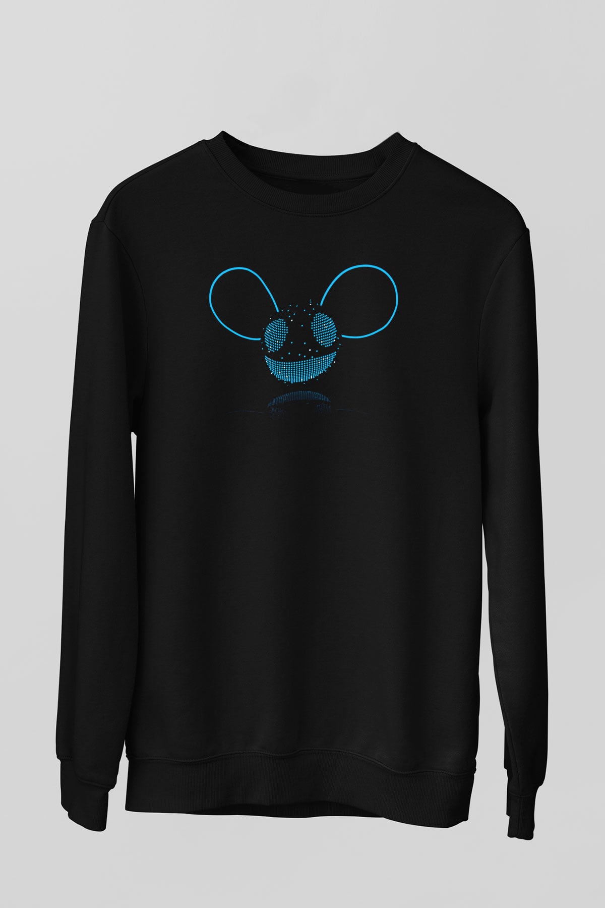 Deadmau5 Siyah Unisex Sweatshirt