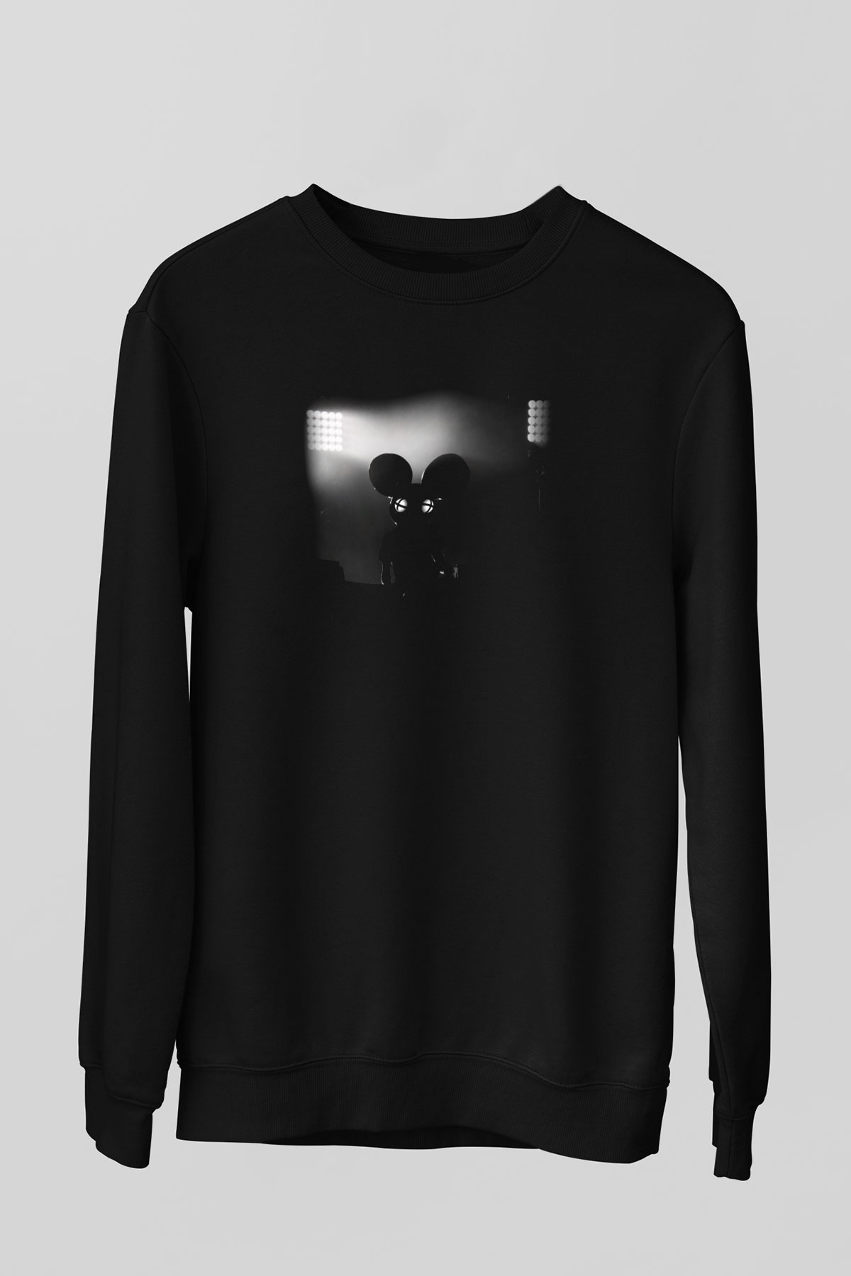 Deadmau5 Siyah Unisex Sweatshirt