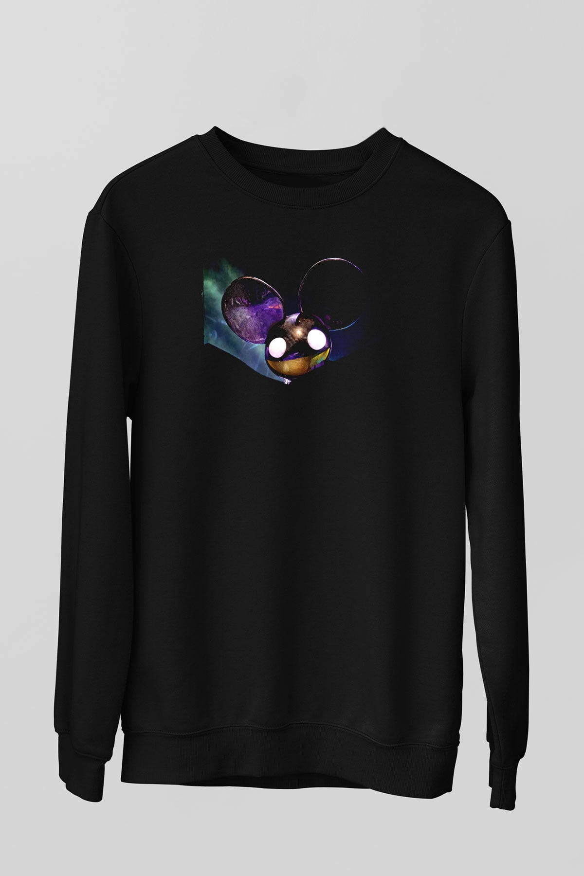 Deadmau5 Siyah Unisex Sweatshirt