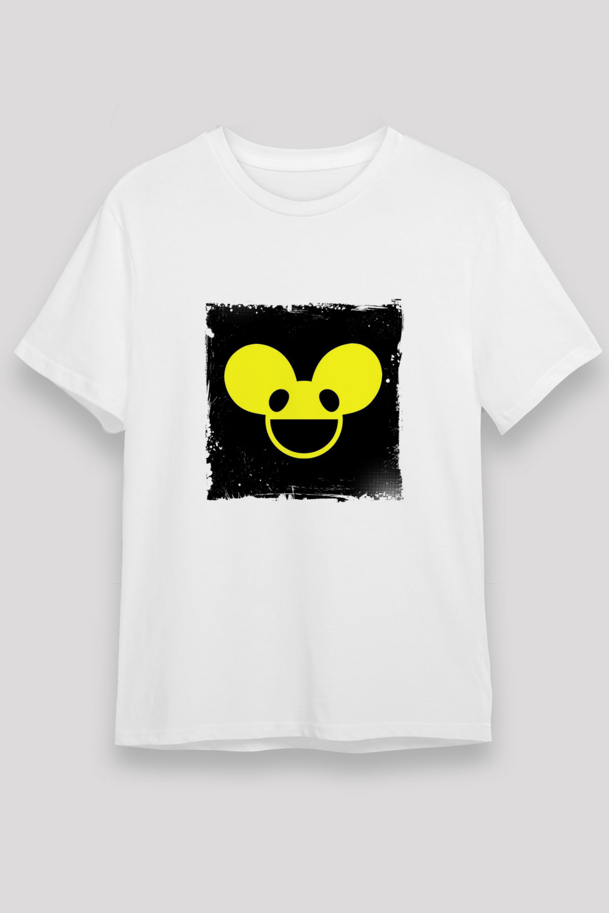 Deadmau5Baskılı Beyaz Tişört