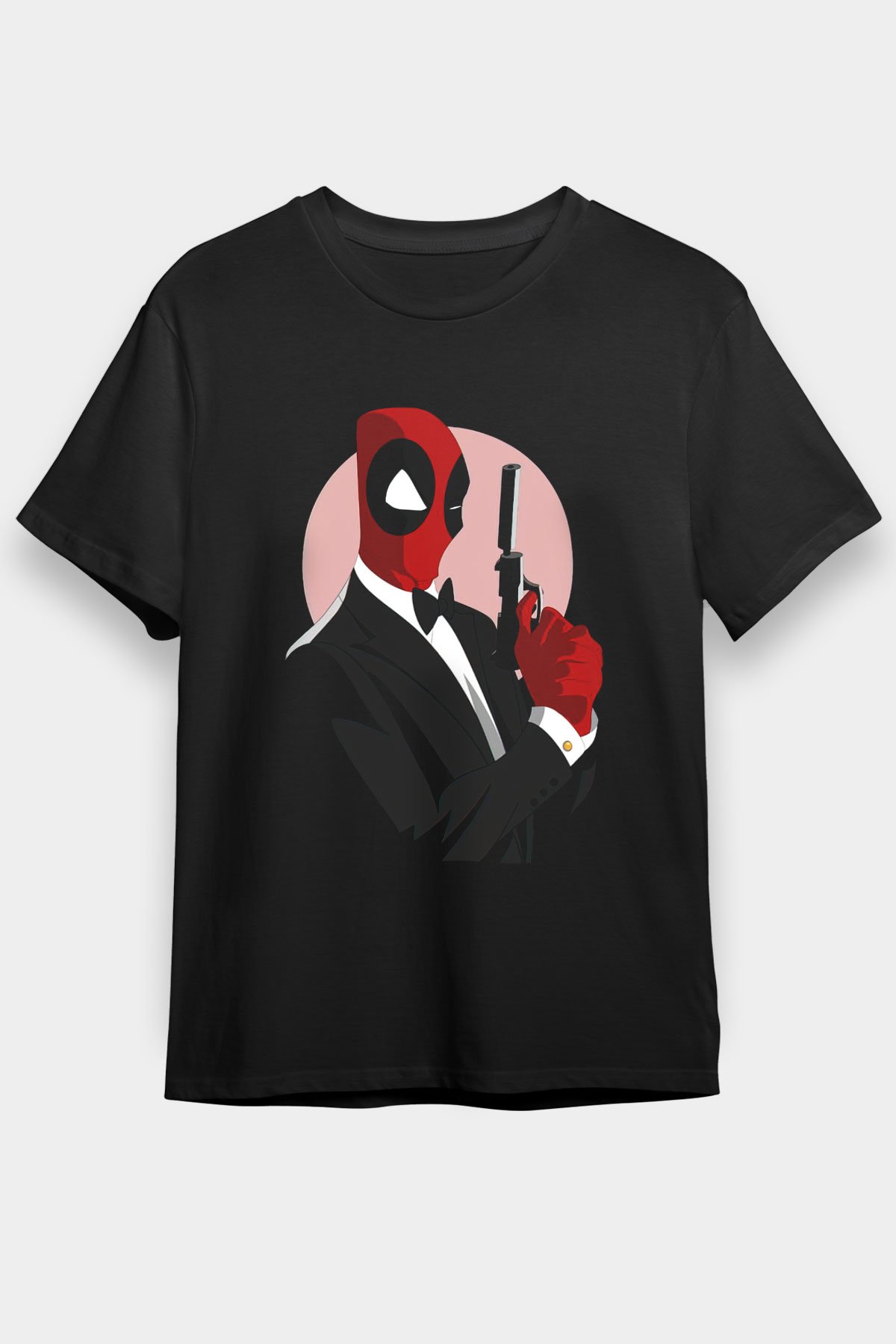 Deadpool Siyah Unisex Graphic Tee - STREETWEAR