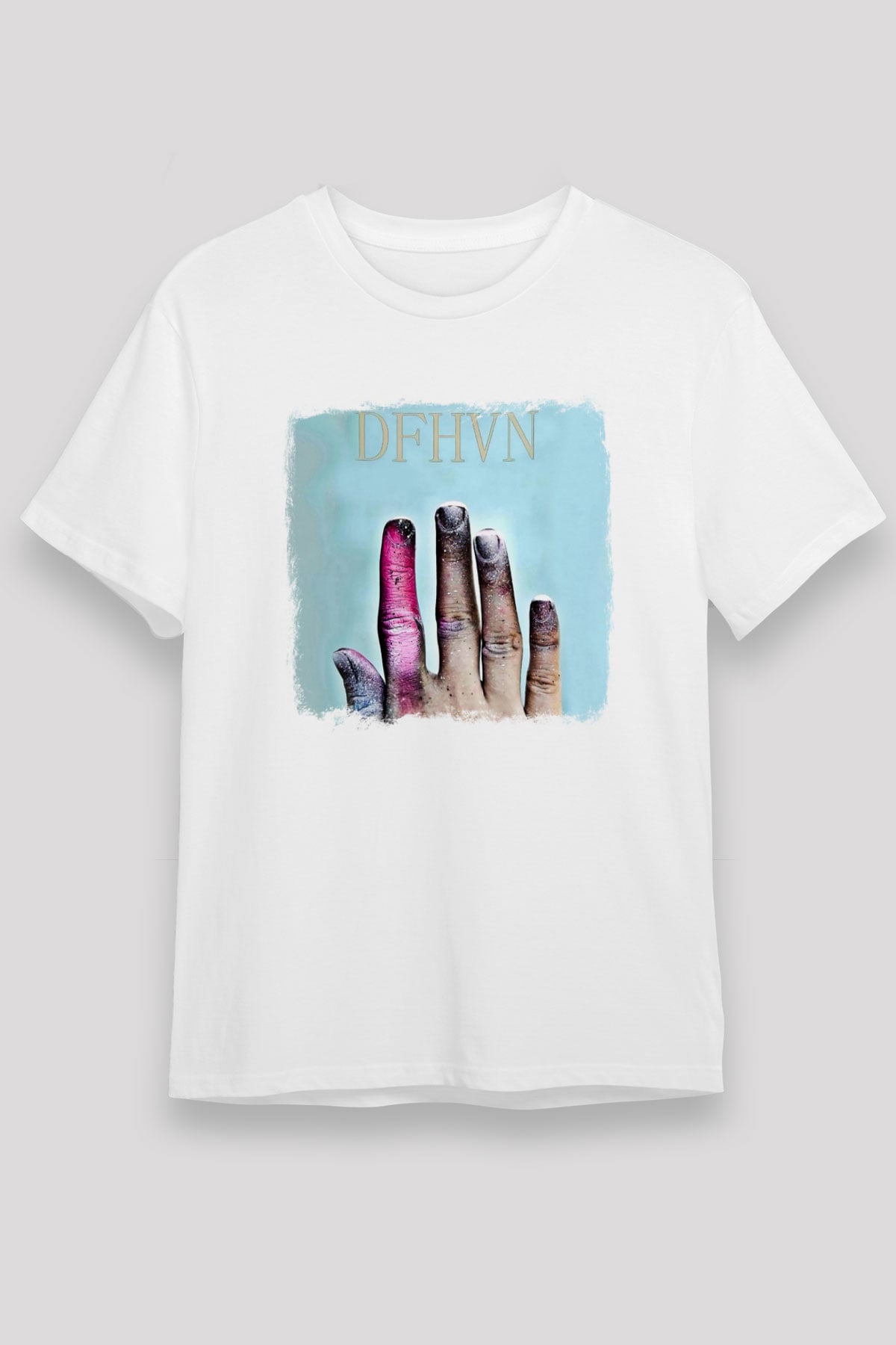 Deafheaven Baskılı Unisex Beyaz Tişört
