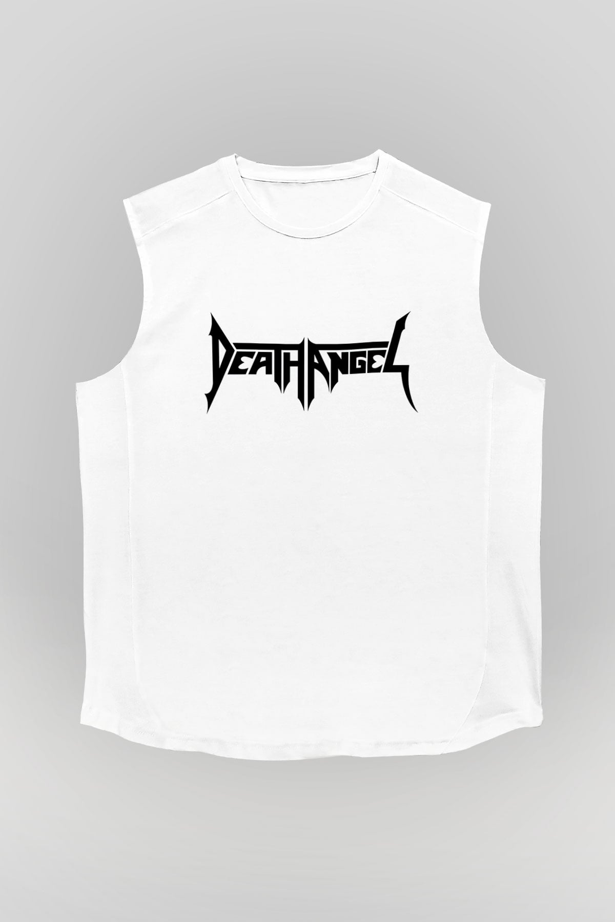 Death Angel Beyaz Unisex Kolsuz Tişört