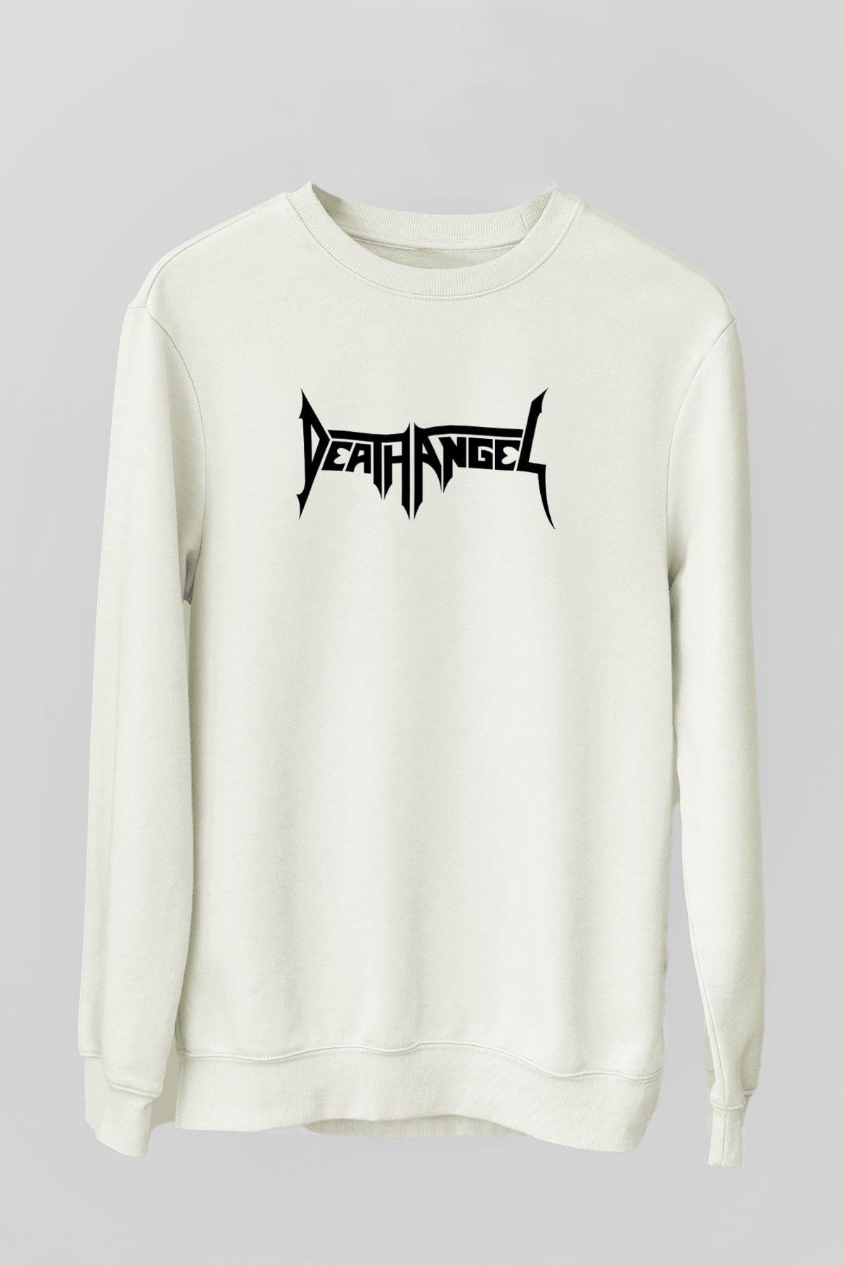 Death Angel Beyaz Unisex Sweatshirt