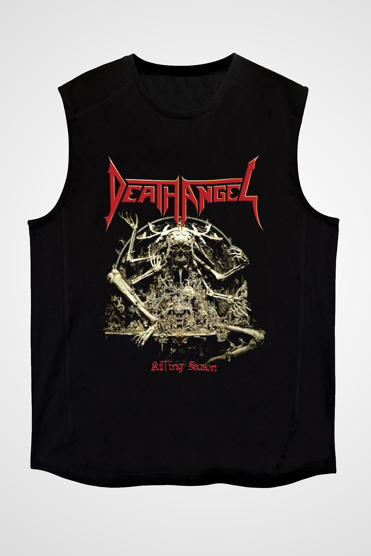 Death Angel Siyah Unisex Kolsuz Tişört