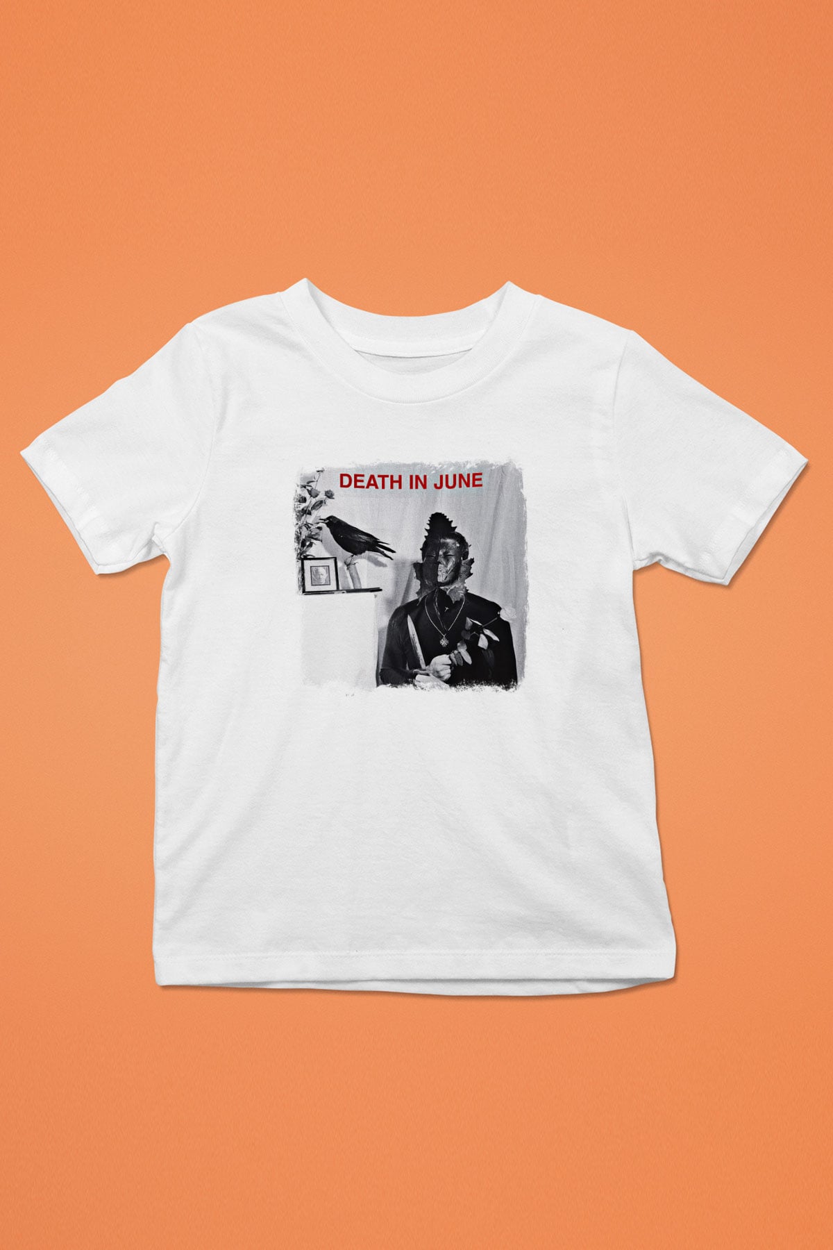 Death in June Baskılı Unisex Beyaz Çocuk Tişört