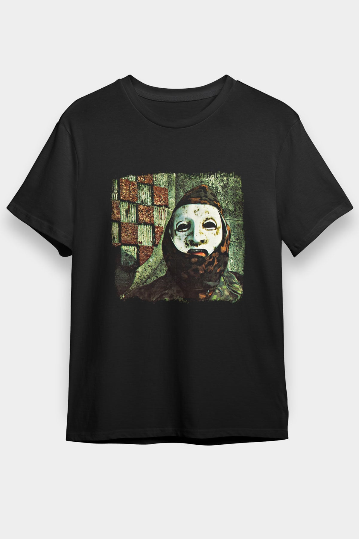 Death in June Baskılı Unisex Siyah Tişört