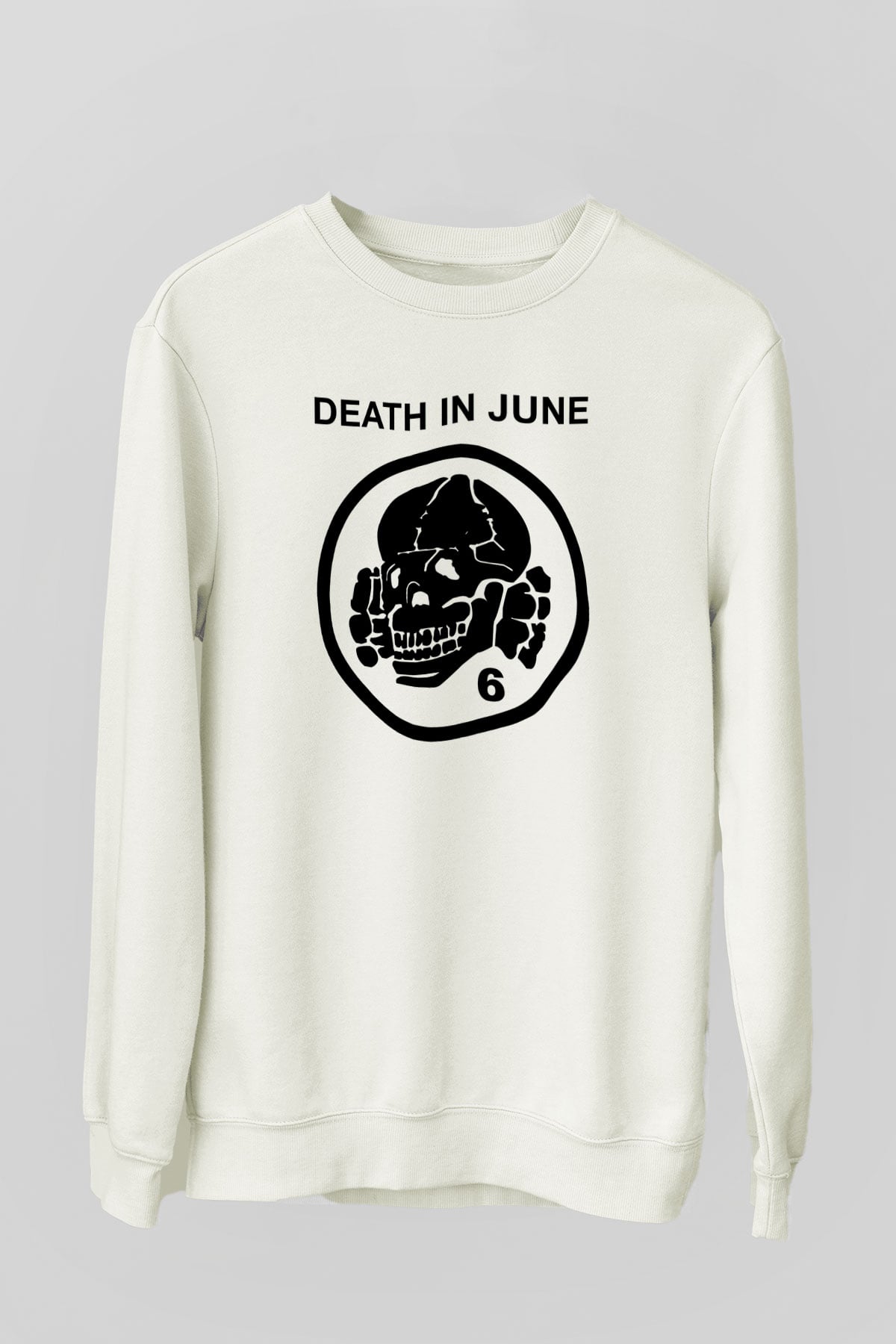 Death in June Beyaz Unisex Sweatshirt