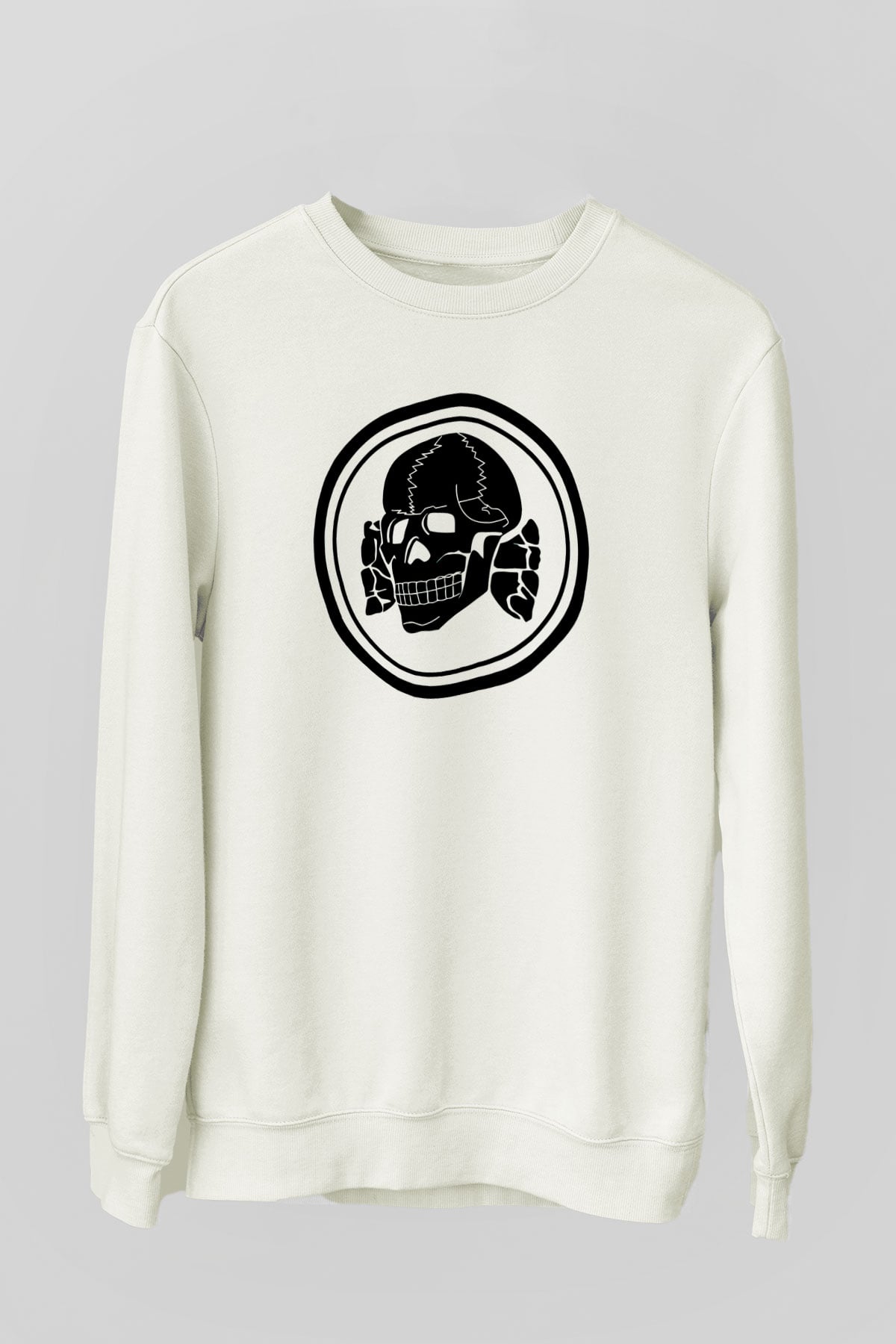 Death in June Beyaz Unisex Sweatshirt